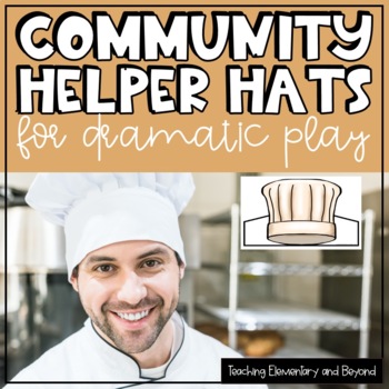 Preview of 38 Community Helper Hats/Crowns for Dramatic Play or Reader's Theatre