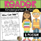 Community Helper Reader Who Can Help Kindergarten & First 