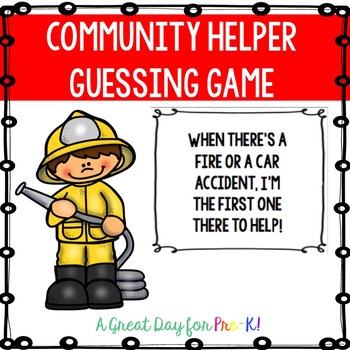 Preview of Community Helper Guessing Game