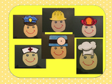 6 Community Helper Hats Craft & writing promt