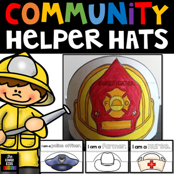 Preview of Community Helper Hats