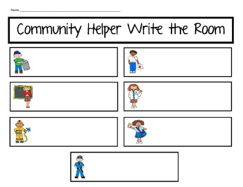 Community Helper Math and Literacy Games and Centers by abby buettner