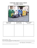 Community Helper Photo Analysis- Recycling Collector