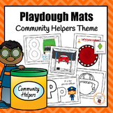 Community Helper Playdough Mats
