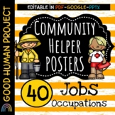 Community Helper Posters | Jobs | Occupations | 40 Posters