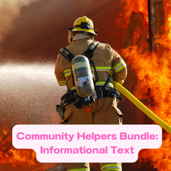 Preview of Community Helper PowerPoint and Book Bundle-Vets, Fire Fighters, Chefs, Farmers