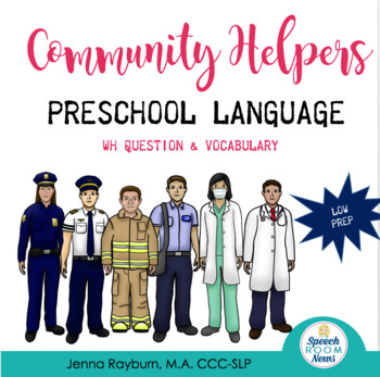 Community Helper Preschool Language Packet