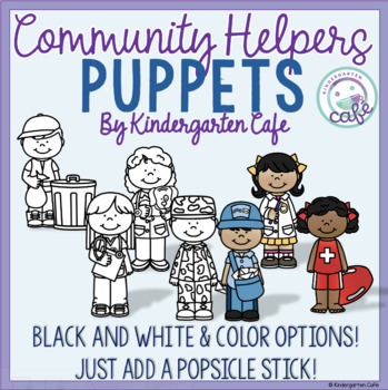Preview of Community Helper Puppets