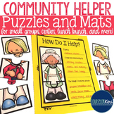 Community Helper Puzzles and Puzzle Mats - Elementary Scho