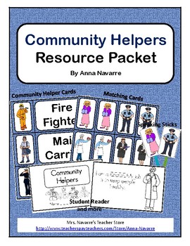 Preview of Community Helper Resource Packet