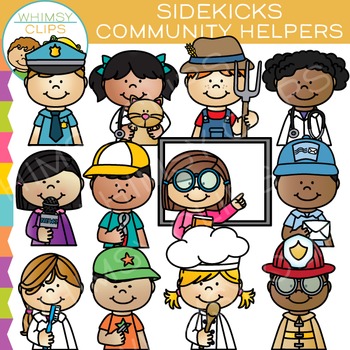 Preview of Sidekicks Community Helper Clip Art