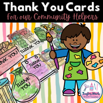 Community Helper Cards  Community Helper Thank You Cards