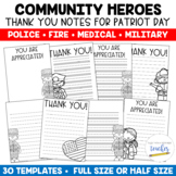 Community Helper Thank You Notes {Patriot Day}