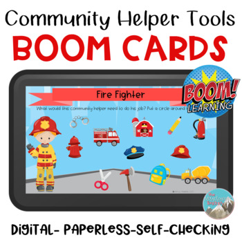 Preview of Community Helper Tools Boom Cards™