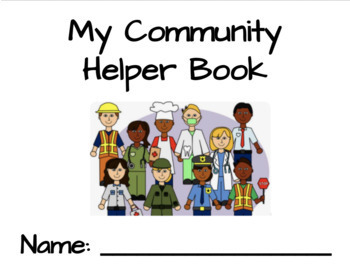 Preview of Community Helper Unit Distance Learning (7 Weeks of Lessons! )