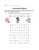 Community Helper Word Search