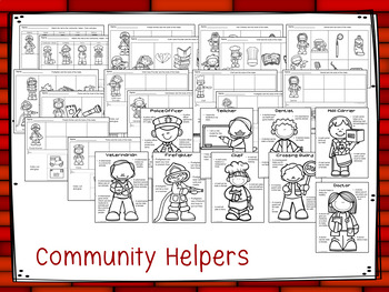 community helper worksheets by 123 learn curriculum tpt