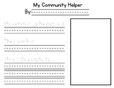 Community Helper Writing