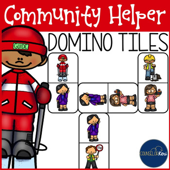 Preview of Community Helper Dominoes: Career Counseling Game for Career Education