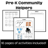Preview of Pre-Kinder Community Helper's Lesson NO PREP