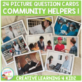 Picture Question Cards Language Builders Community Helpers 1