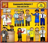 Community Helpers 2 - Jobs and Career Clip Art by Charlott