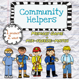 Community Helpers {2 in 1} Mix-Freeze-Match & Memory Game