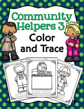 Trace & Color Books: Community Helpers ~Digital Download~-25