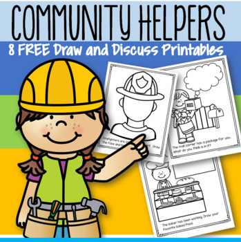 Community helpers drawing activity | TPT