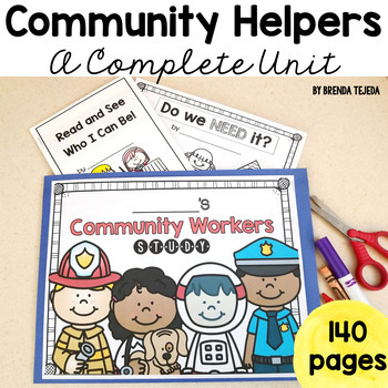 Preview of Community Helpers: A Complete Unit! Literacy, Math, Social Studies