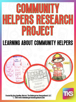 Preview of Community Helpers: A Research and Writing Project PLUS Centers!