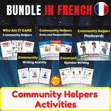 Community Helpers Activities Bundle In French. Opinion Wri