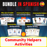 Community Helpers Activities Bundle In Spanish. Opinion Wr
