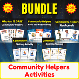 Community Helpers Activities Bundle. Opinion Writing/Flash