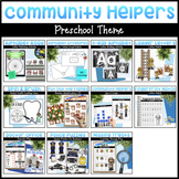 Community Helpers Activities for Preschool - Math, Literac