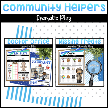 Community Helpers Activities for Preschool - Math, Literacy, & Dramatic Play