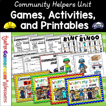 Preview of Community Helpers Activity Bundle