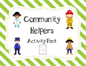 Preview of Community Helpers Activity Pack
