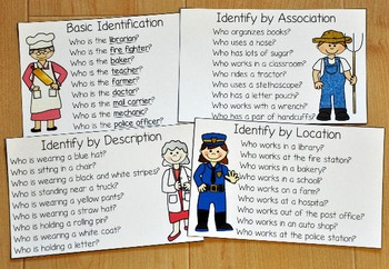 Community Helpers Adapted Book--"Who Am I?" by File Folder Heaven