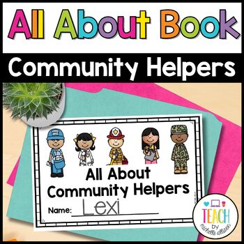 Preview of Community Helpers - All About Book for Occupations and Community Helpers
