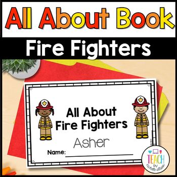 Preview of Community Helpers - Fire Fighter All About Book to Learn About Occupations