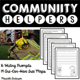 Community Helpers Writing Prompts and Tree Maps