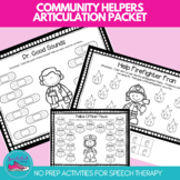 Community Helpers Articulation Packet