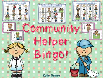 Preview of Community Helpers BINGO!
