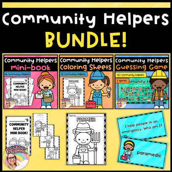 Preview of Community Helpers BUNDLE | PreK | Kindergarten | Community Helpers Activities