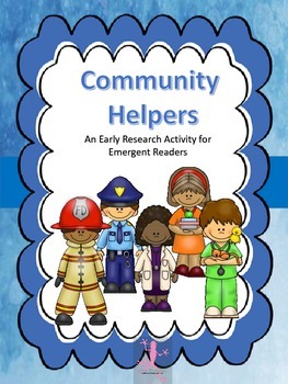 Preview of Community Helpers Beginning Level Research Activity