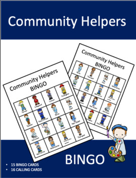 Preview of Community Helpers Bingo