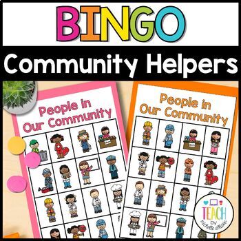 Preview of Community Helper Activities - Bingo game for Community Helpers and Occupations