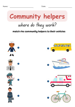 Community Helpers Booklet Workers Worksheets & Activities Kindergarten
