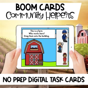 Preview of Community Helpers Boom Cards